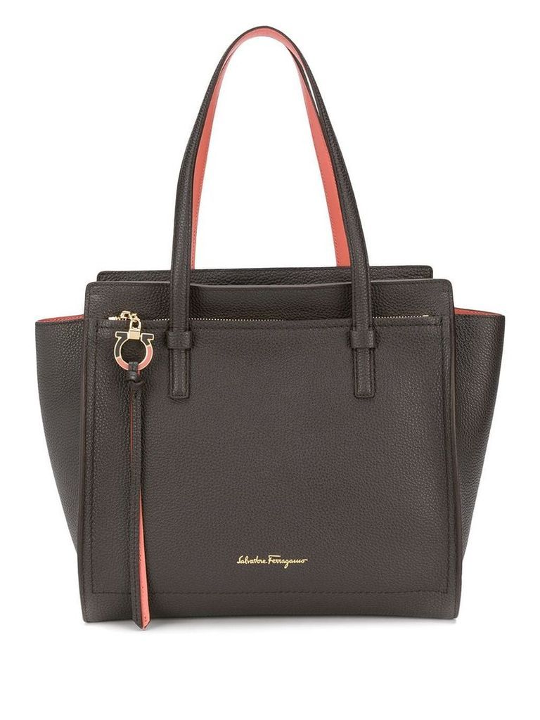 Salvatore Ferragamo shopping shoulder bag - Brown