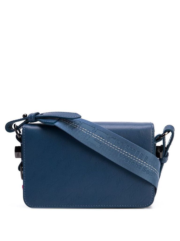 Off-White flap mini bag - Blue