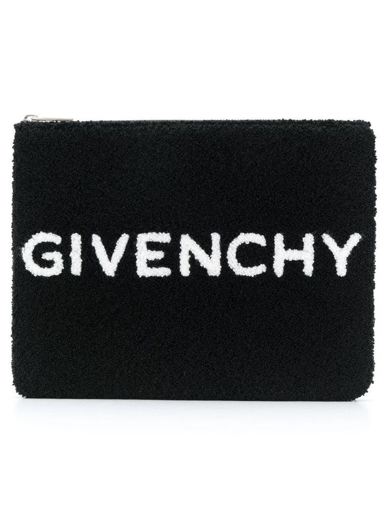 Givenchy logo clutch bag - Black