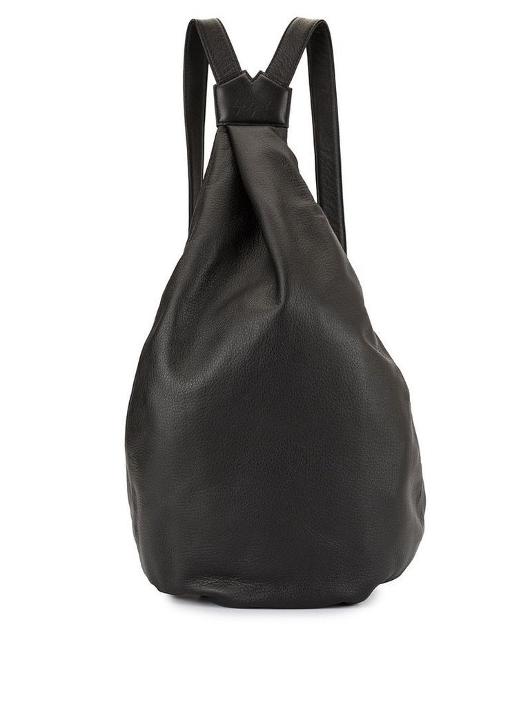 Discord Yohji Yamamoto Y grained design backpack - Black