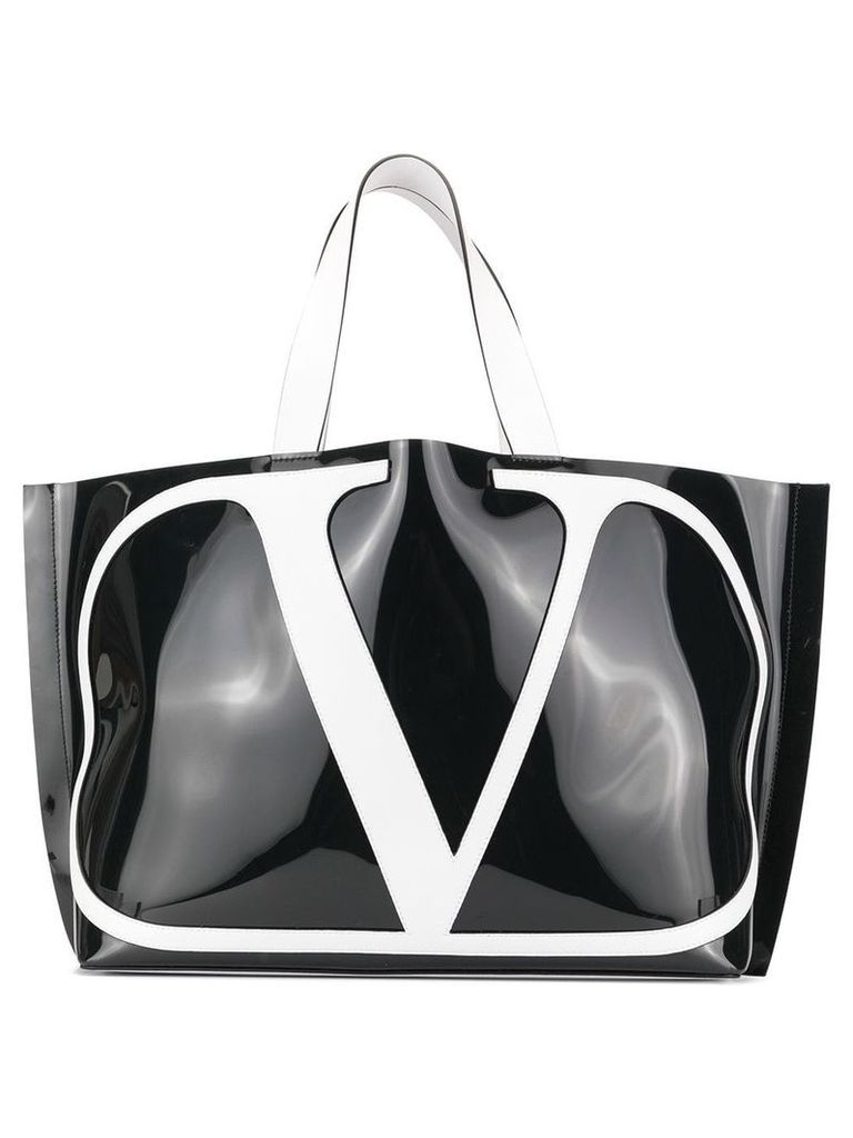 Valentino Valentino Garavani VLOGO print tote bag - Black