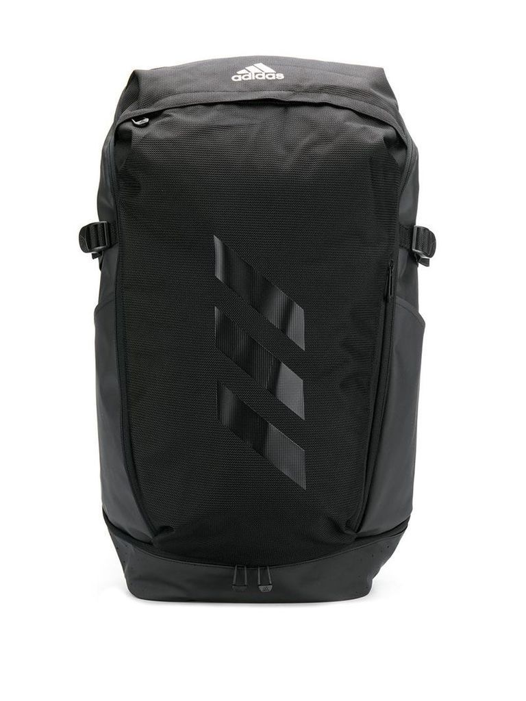 adidas textured logo backpack - Black