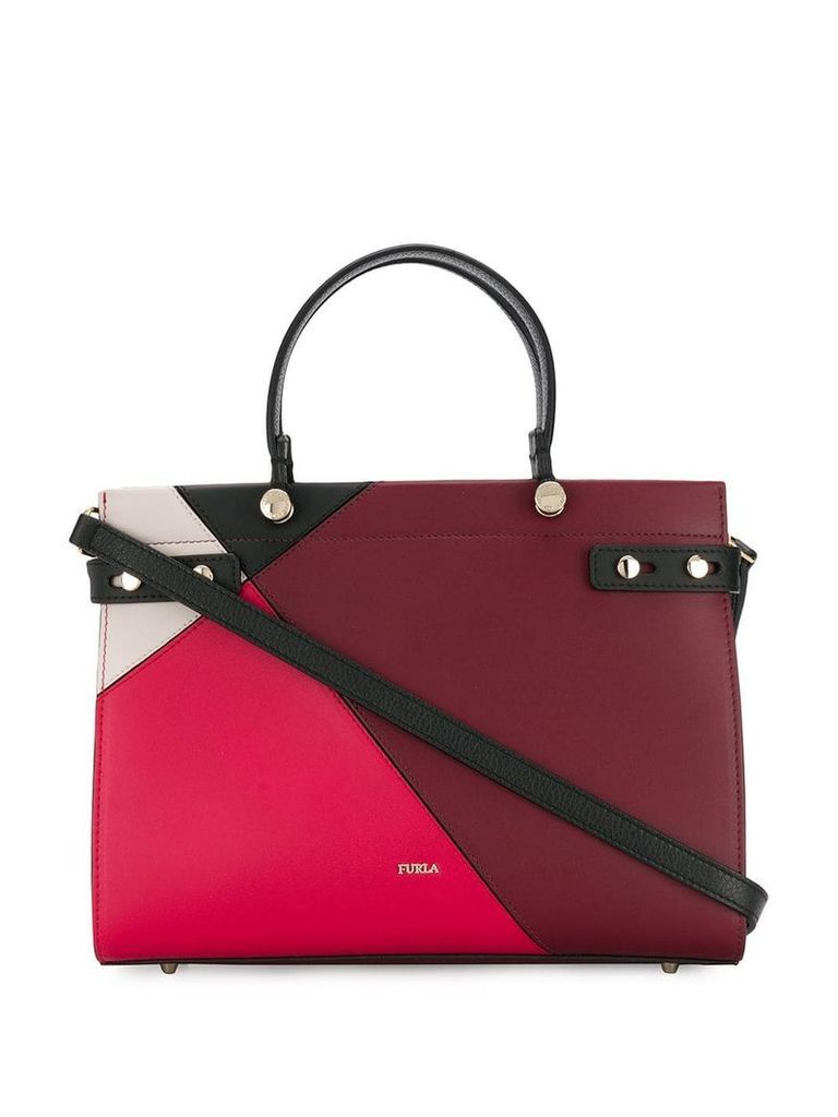 Furla Lady colour block handbag - Red