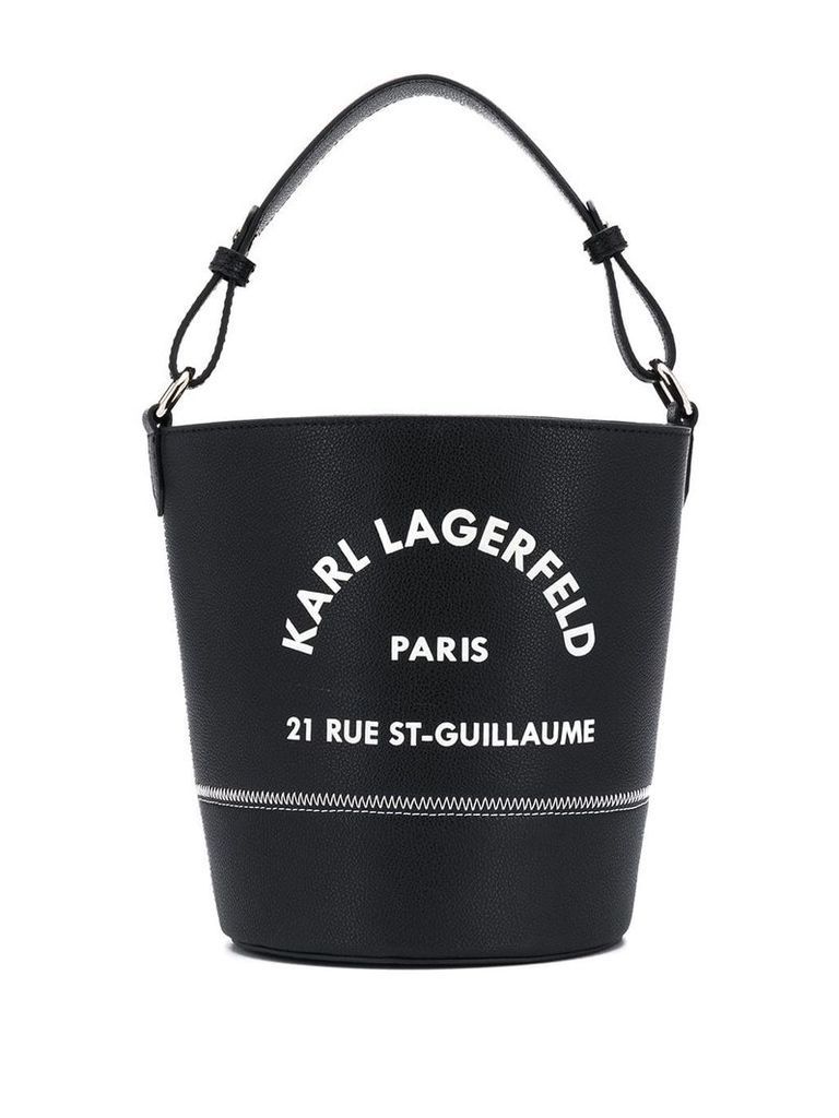 Karl Lagerfeld Rue St Guillaume bucket - Black