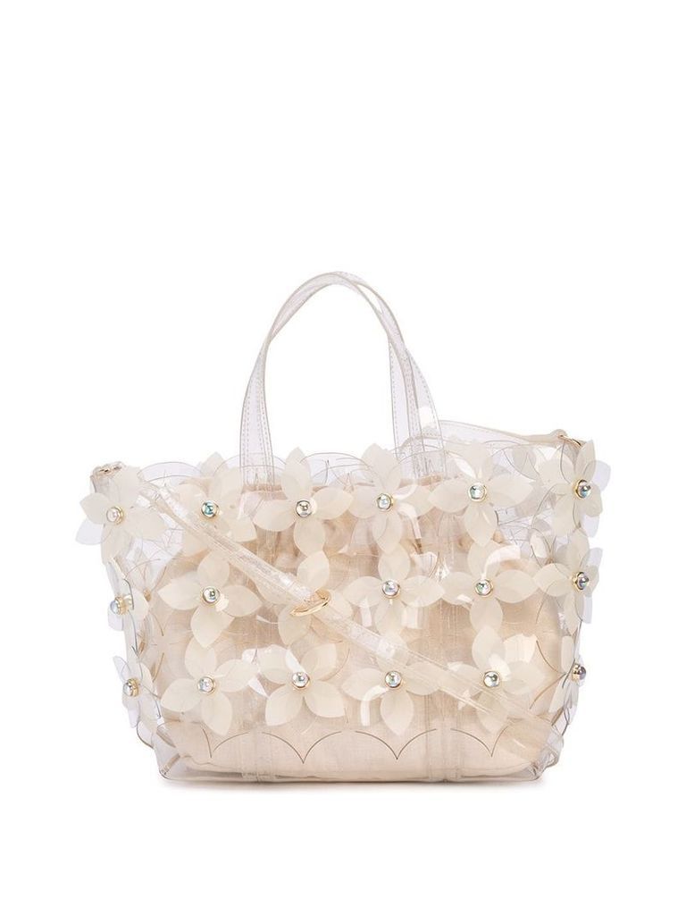 Zac Zac Posen Floral Bouquet Shopper bag - White