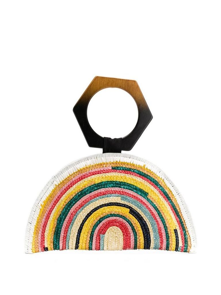 Eugenia Kim semi-circular handbag with geometric hand strap - Yellow
