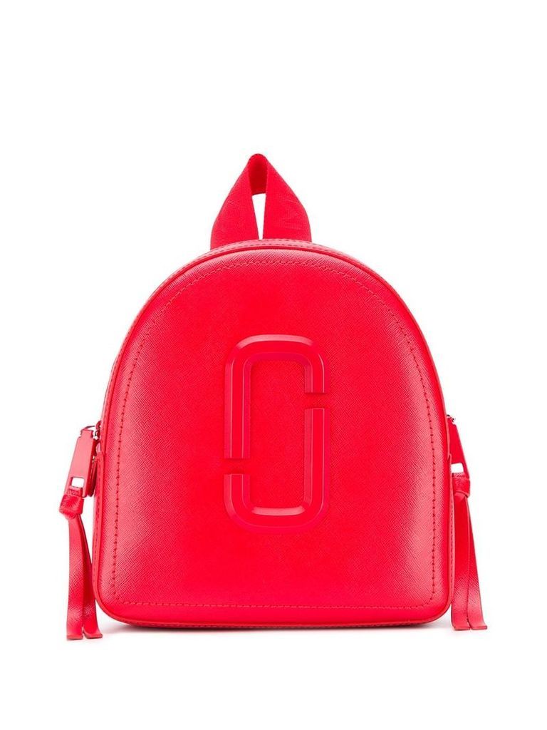 Marc Jacobs logo plaque backpack - Red