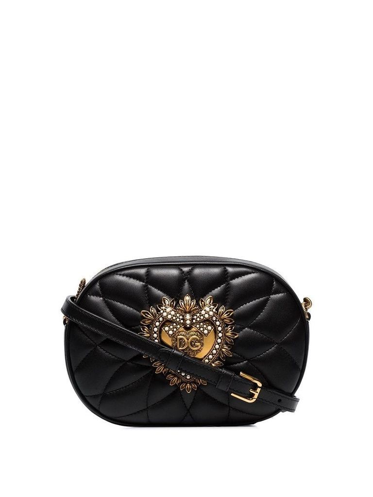 Dolce & Gabbana Devotion quilted camera bag - Black