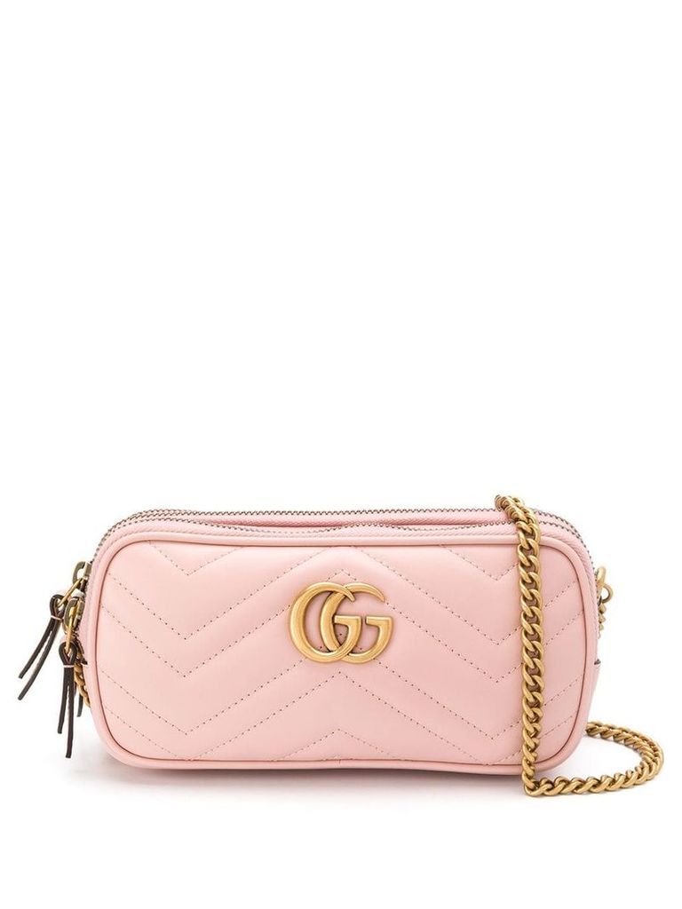 Gucci GG Marmont mini chain bag - Pink
