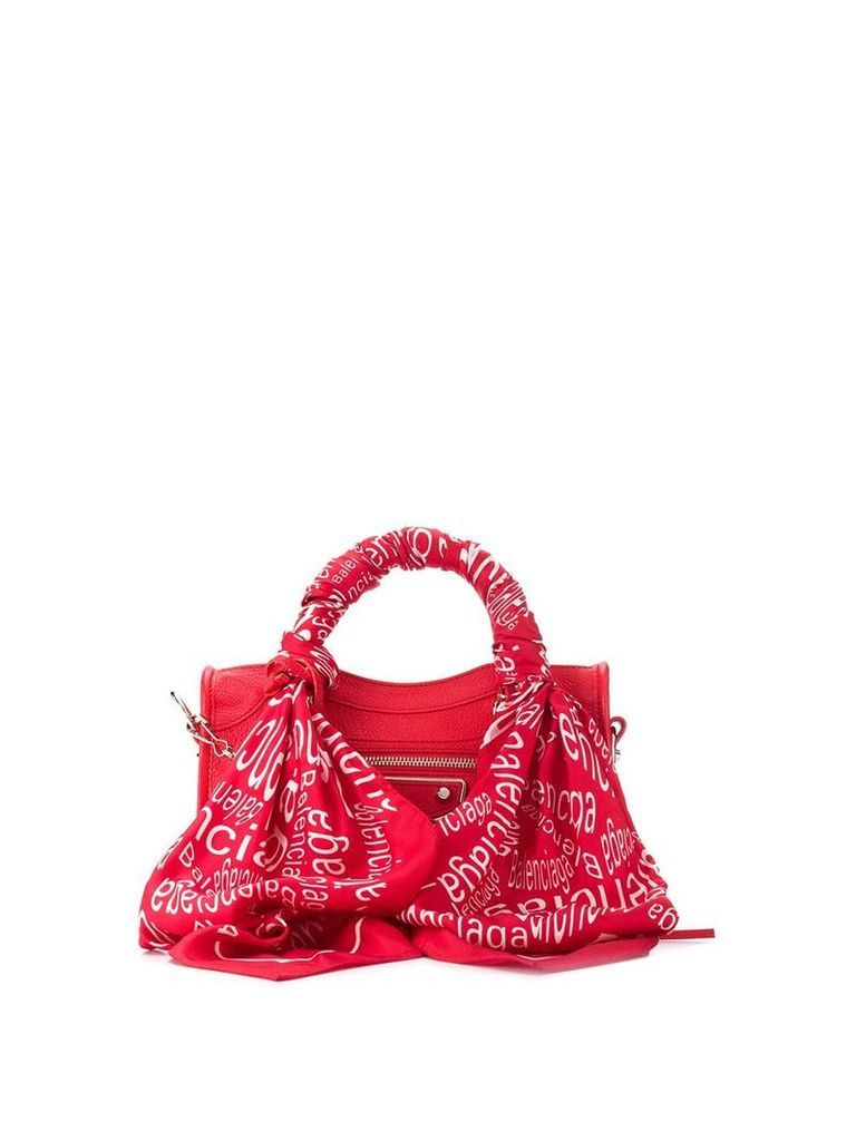 Balenciaga mini City scarf bag - Red