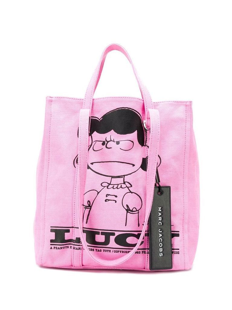 Marc Jacobs x Peanuts Lucy The Tag tote - PINK