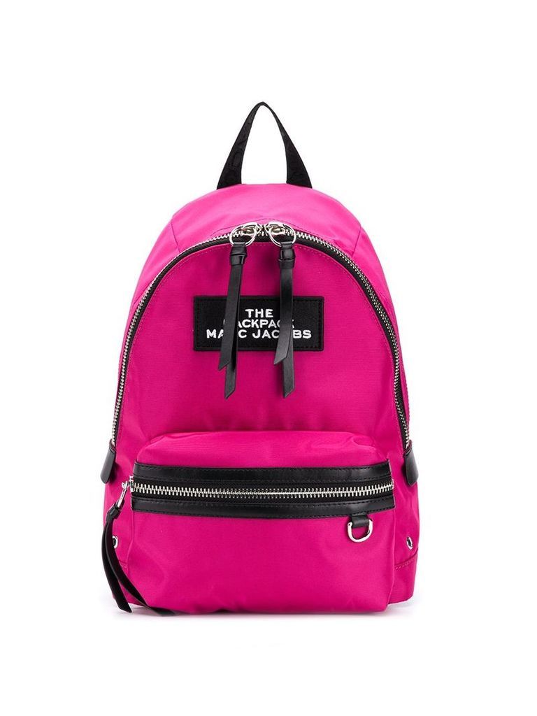 MARC JACOBS medium zipped backpack - Pink