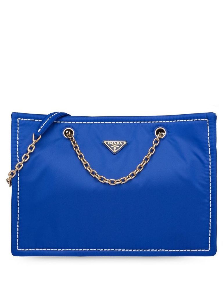 Prada large box tote bag - Blue