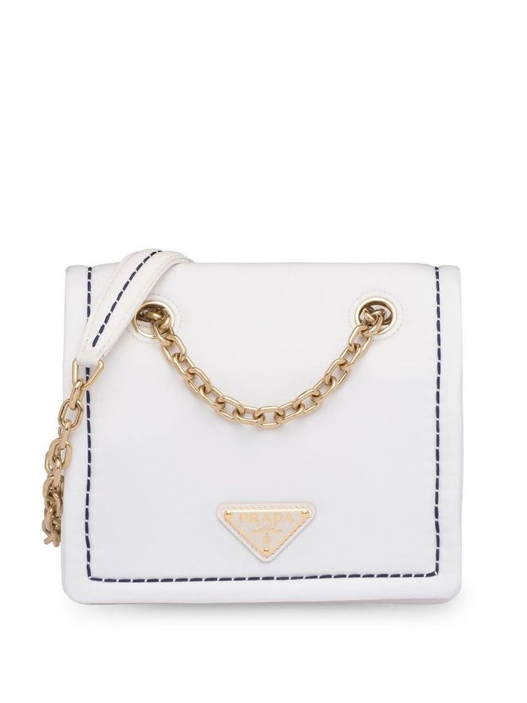 Prada chain strap shoulder bag - White