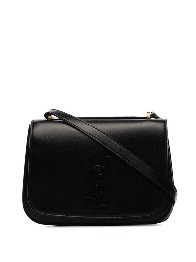 Saint Laurent black Spontini leather satchel shoulder bag