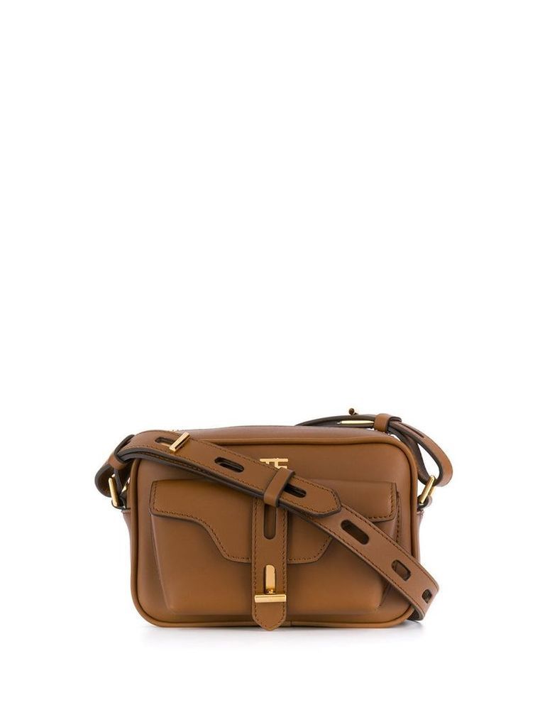 Tom Ford compact camera bag - Brown