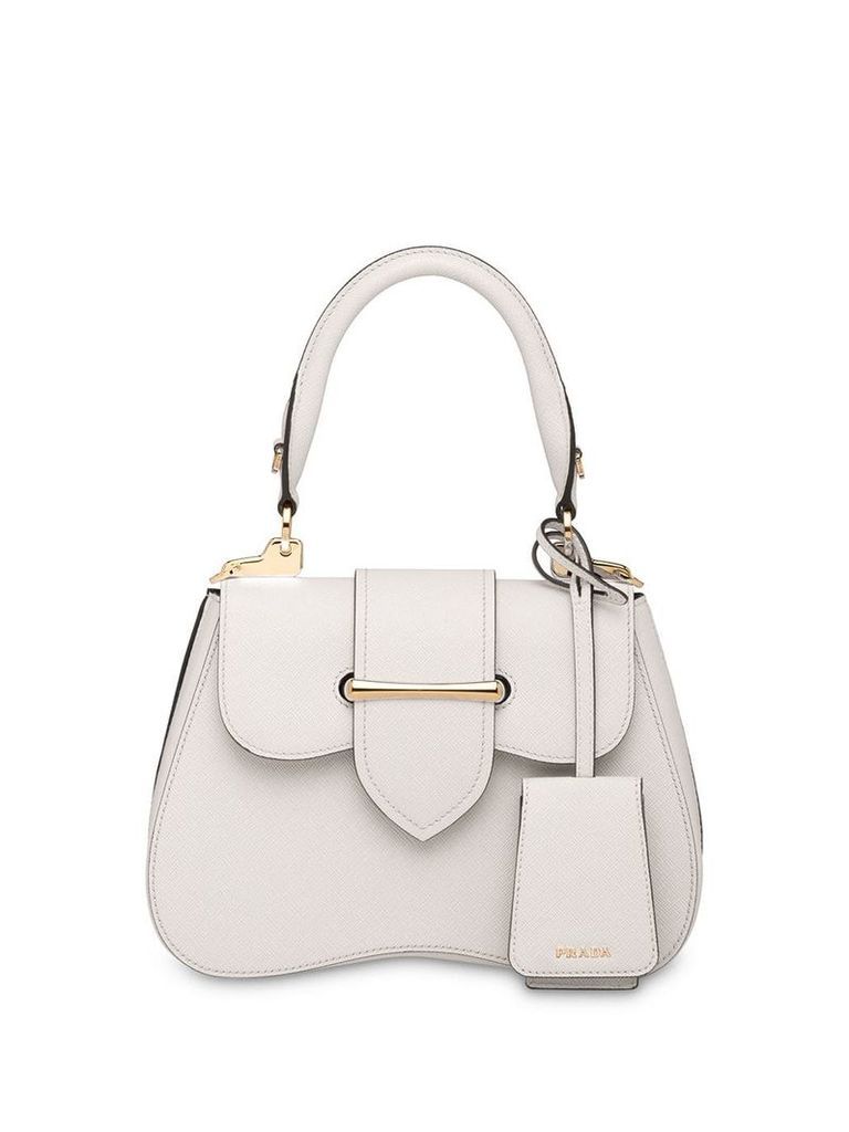 Prada Sidonie Saffiano leather bag - White