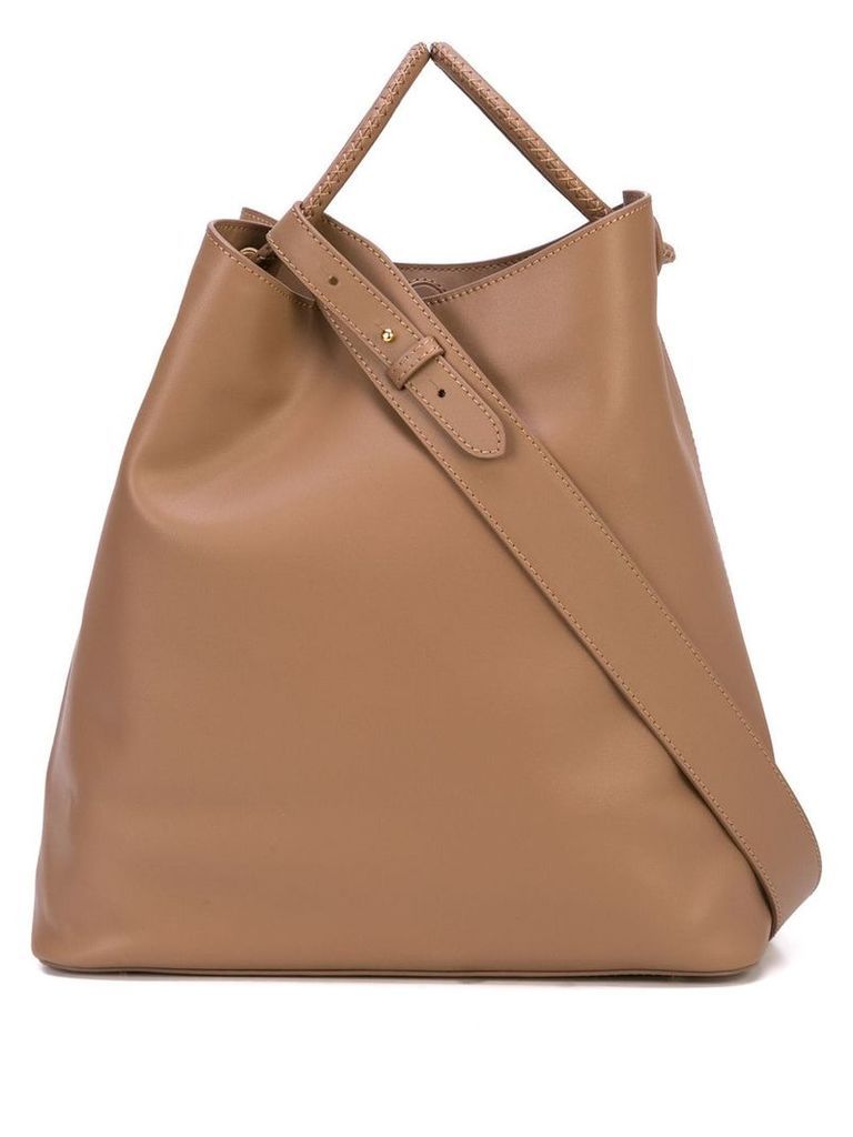 Elleme oversized satchel bag - Brown