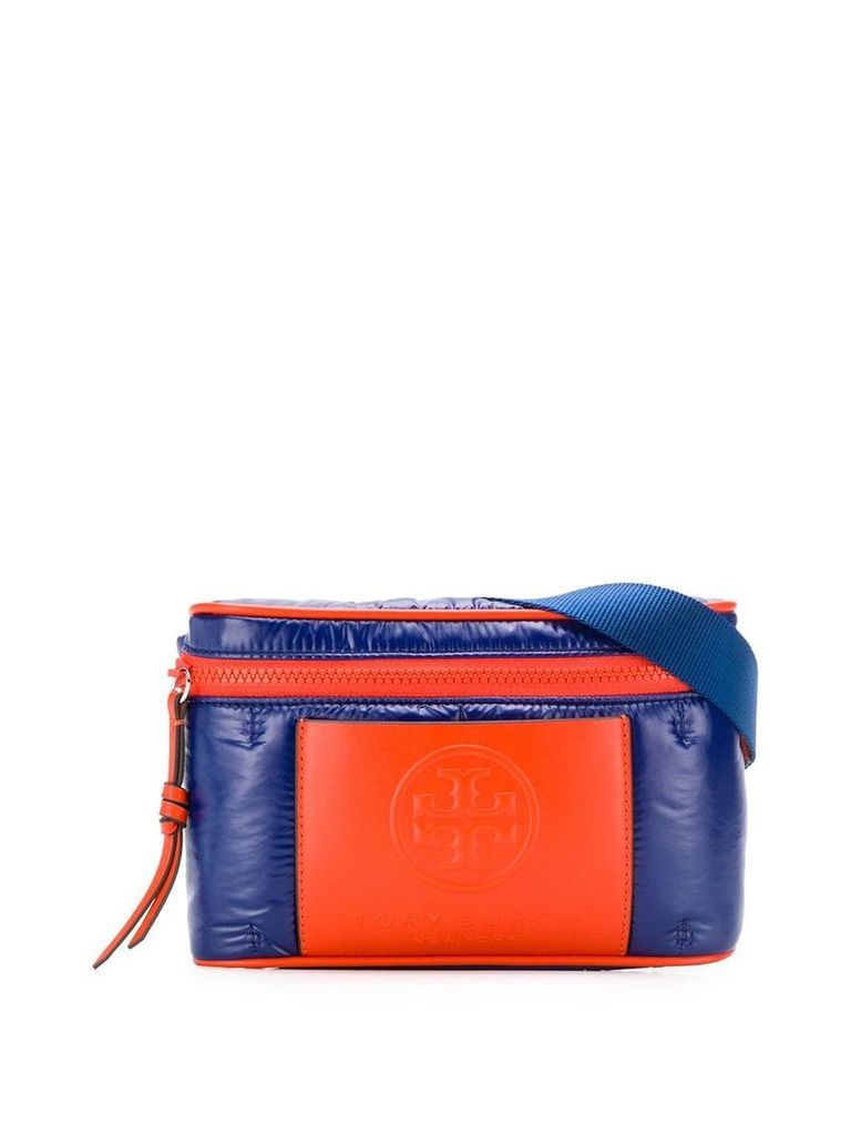 Tory Burch perry bombe panelled belt bag - Blue