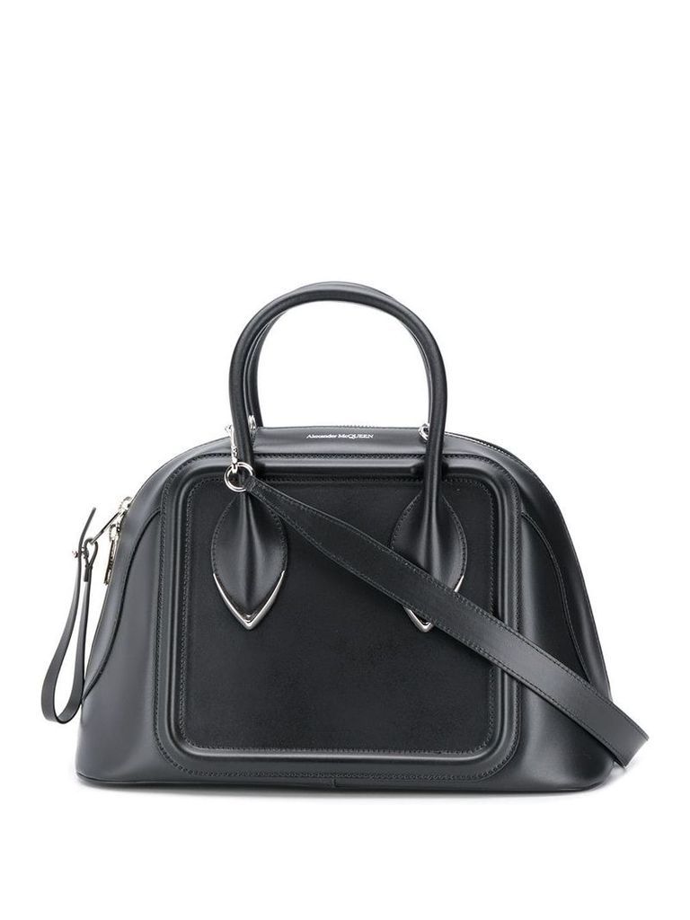 Alexander McQueen round top tote - Black