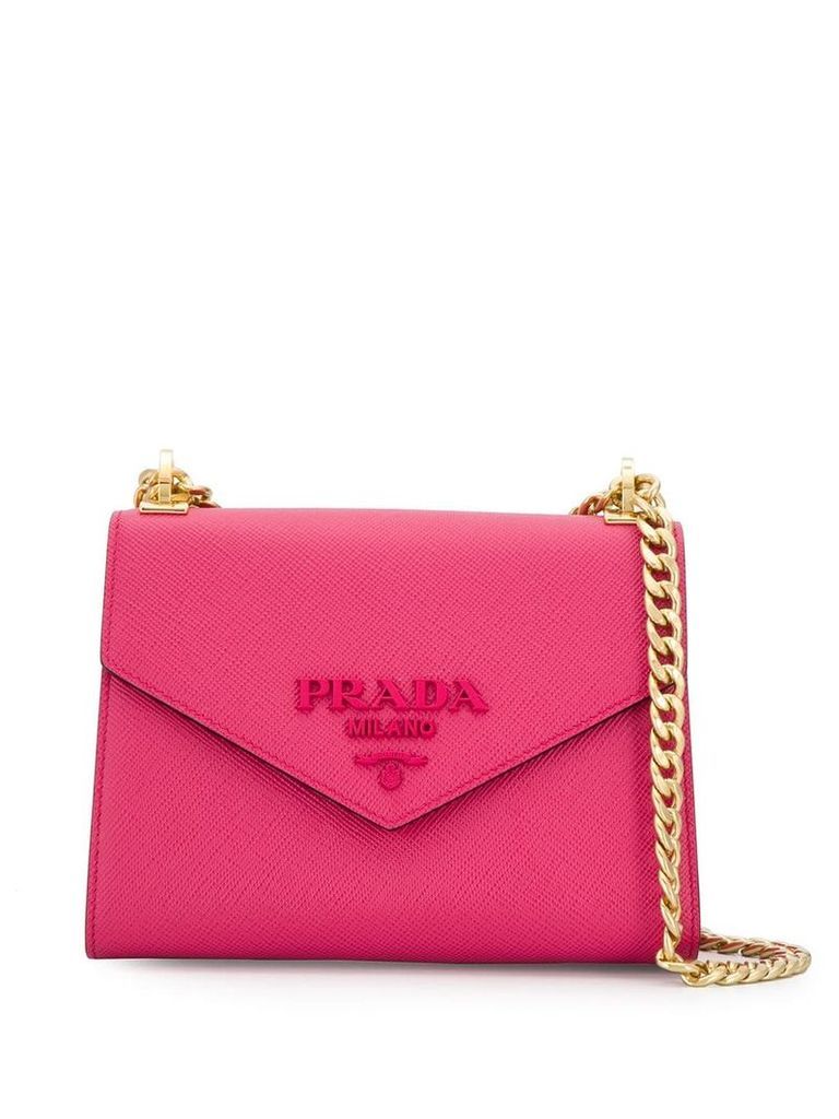 Prada envelope shaped shoulder bag - Pink