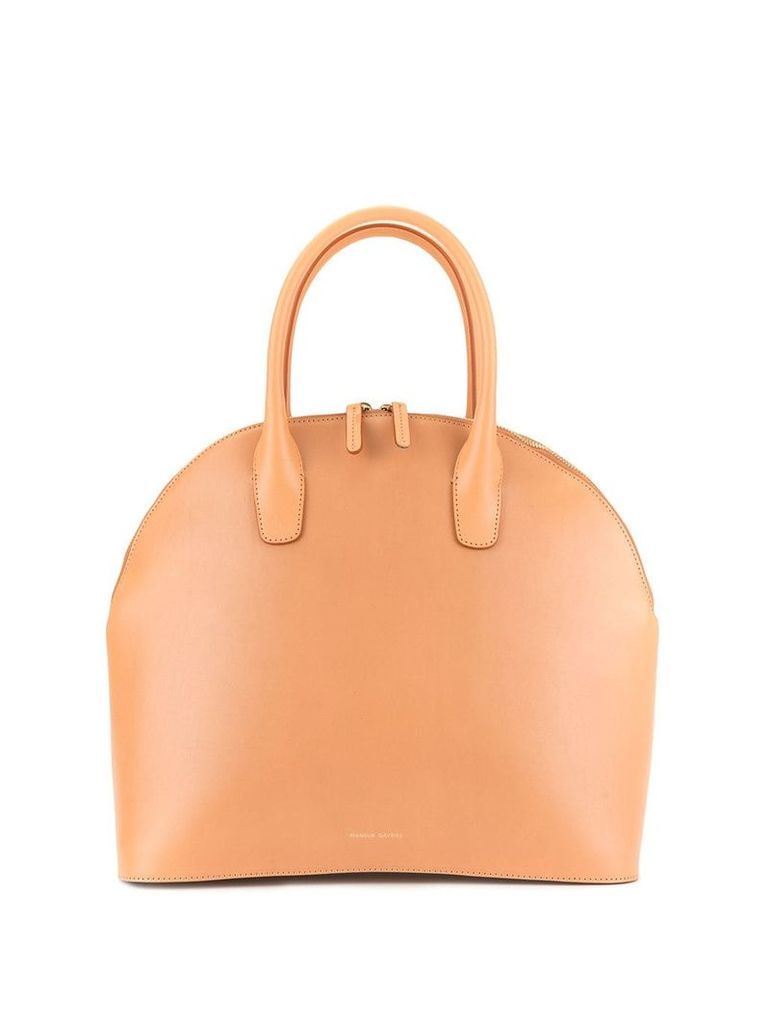 Mansur Gavriel top handled rounded bag - Brown