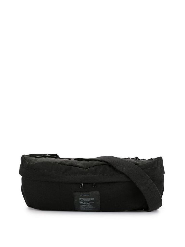 Julius patch detail belt bag - Black