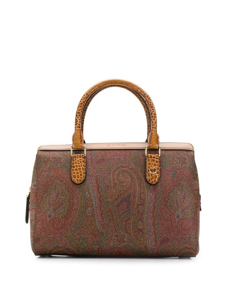Etro Paisley print handbag - Neutrals