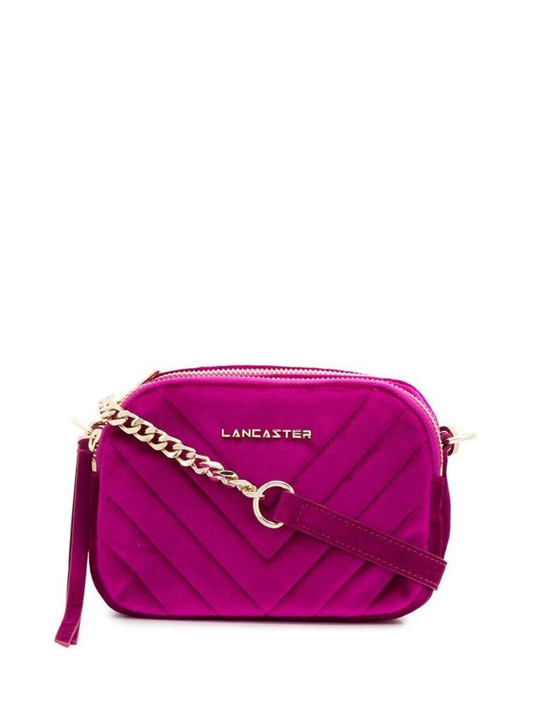 Lancaster quilted crossbody bag - Purple