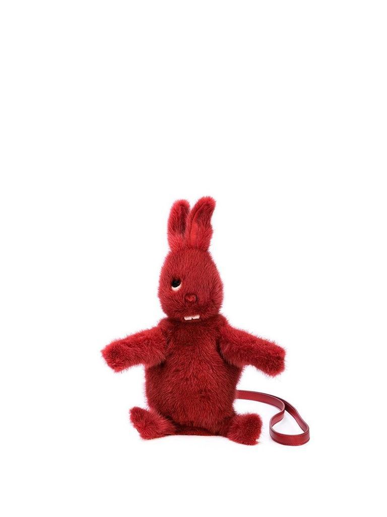 Rick Owens toy rabbit shoulder bag - Red