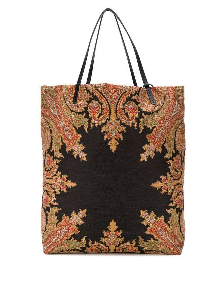 Etro patterned tote bag - NEUTRALS