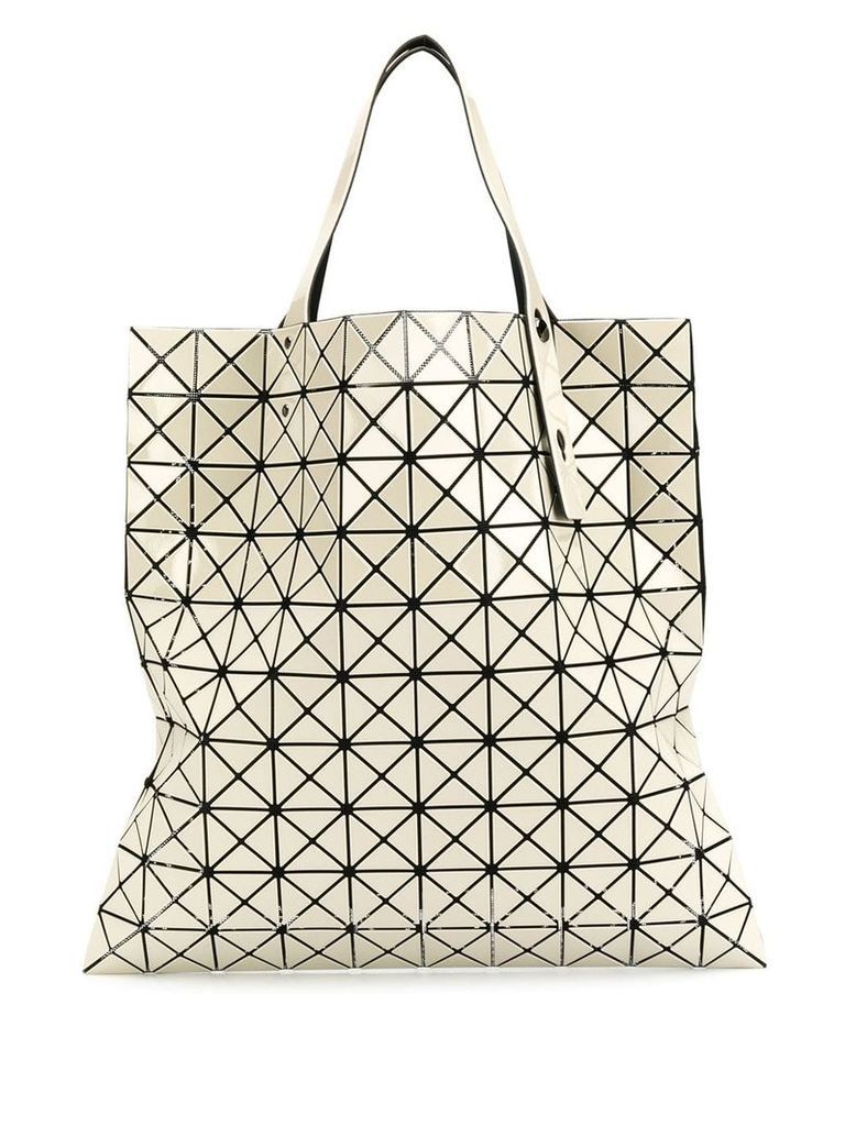 Bao Bao Issey Miyake geometric design tote - NEUTRALS