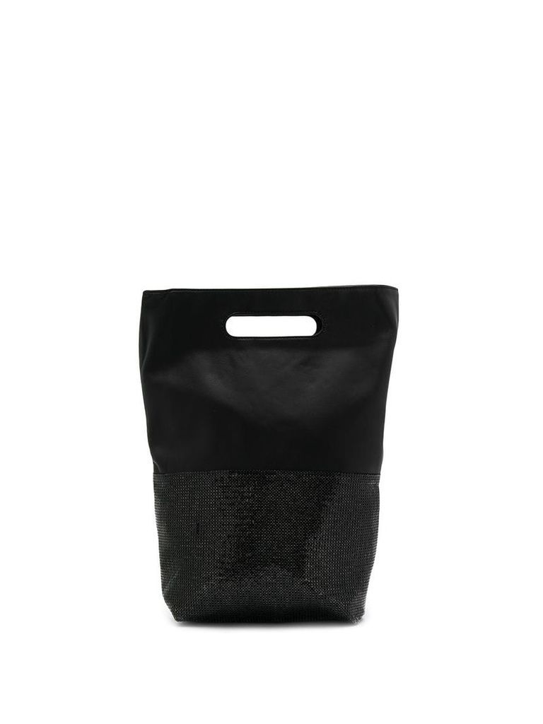 Paco Rabanne embellished tote bag - Black
