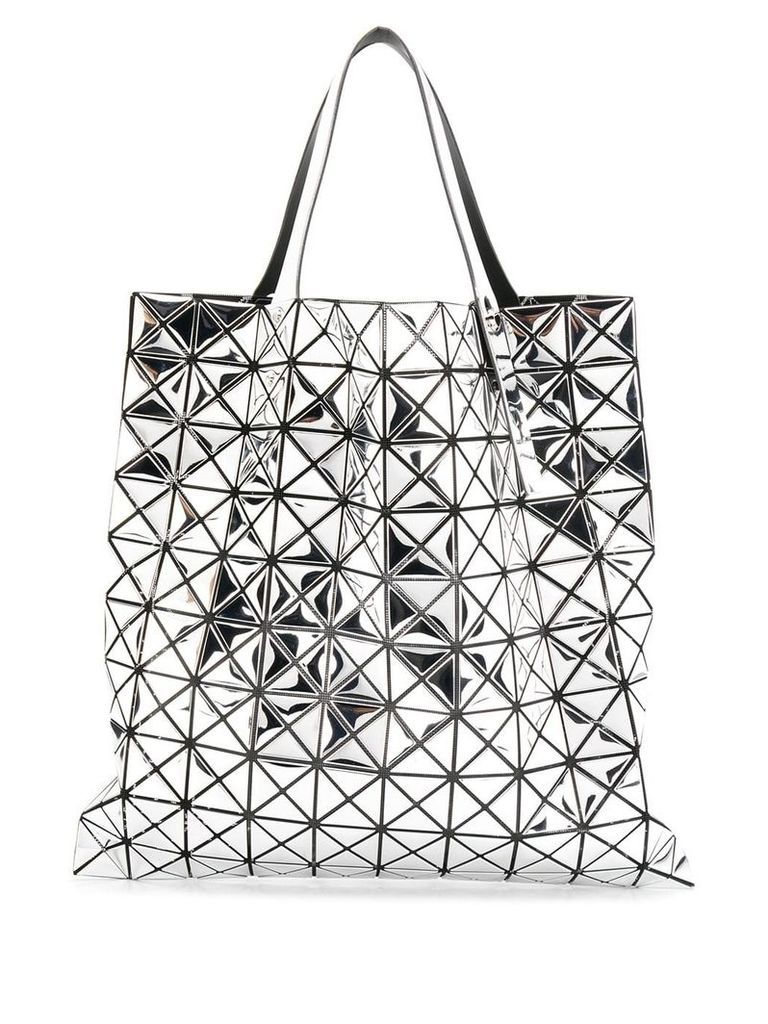 Bao Bao Issey Miyake geometric tote bag - SILVER