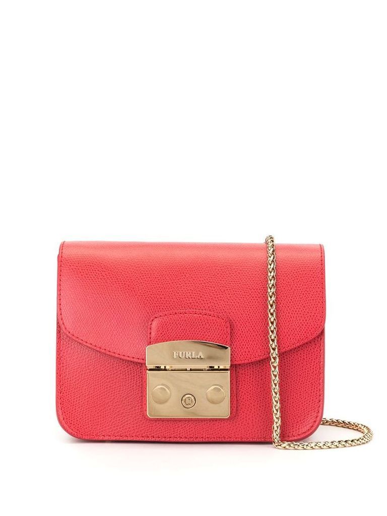 Furla push lock handbag - Red