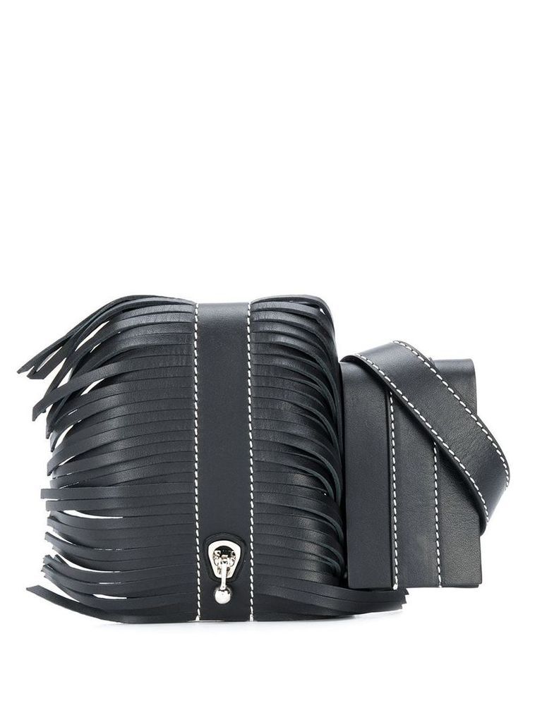 Ermanno Scervino fringed belt bag - Black