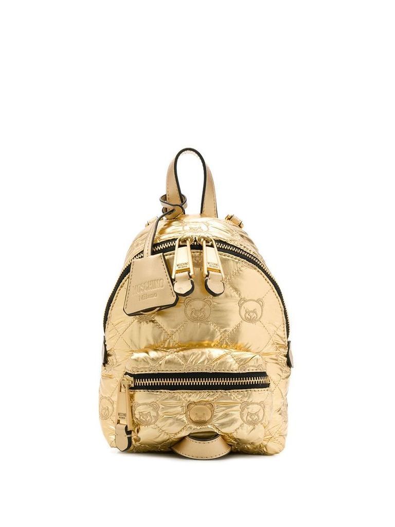 Moschino Teddy Bear mini backpack - GOLD