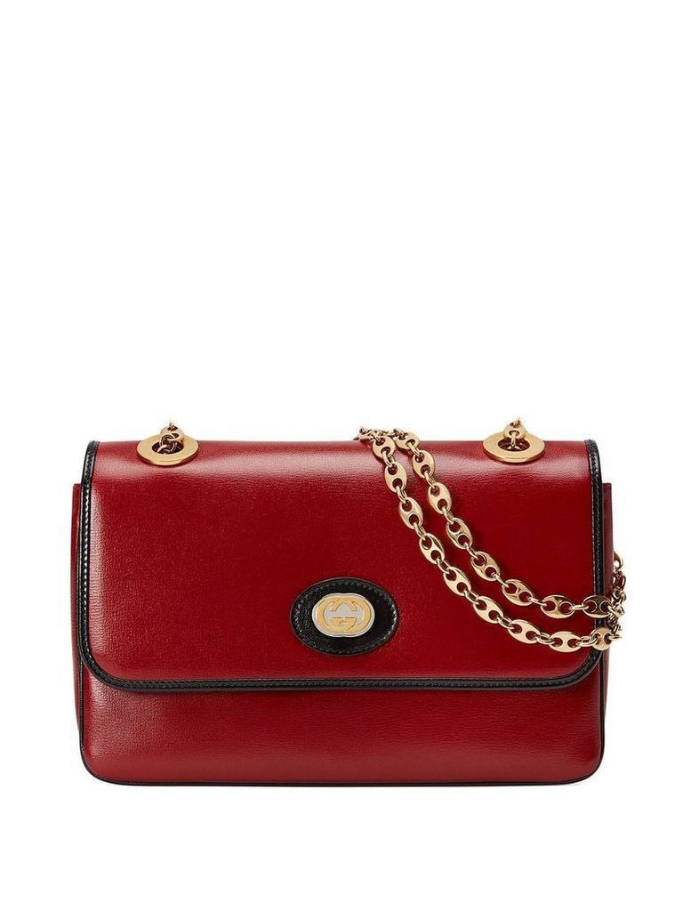 Gucci Leather small shoulder bag - Red
