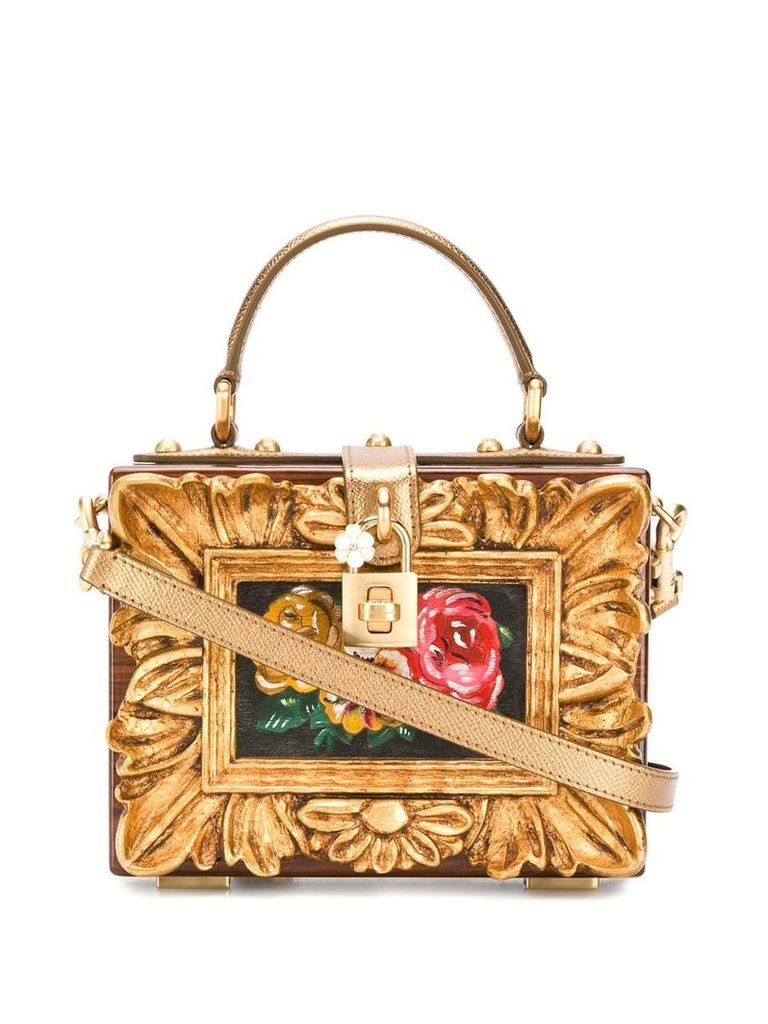 Dolce & Gabbana painting-look tote bag - Brown