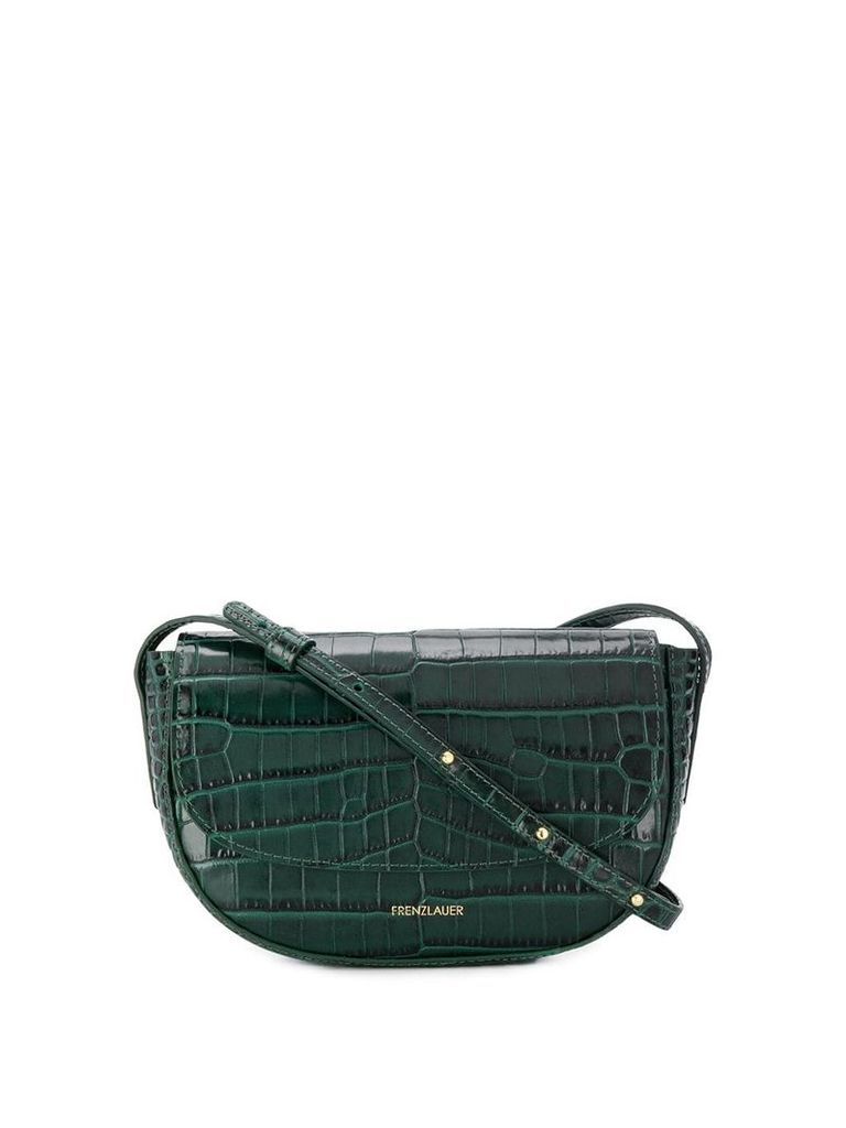 Frenzlauer mini Swing croc-effect bag - Green