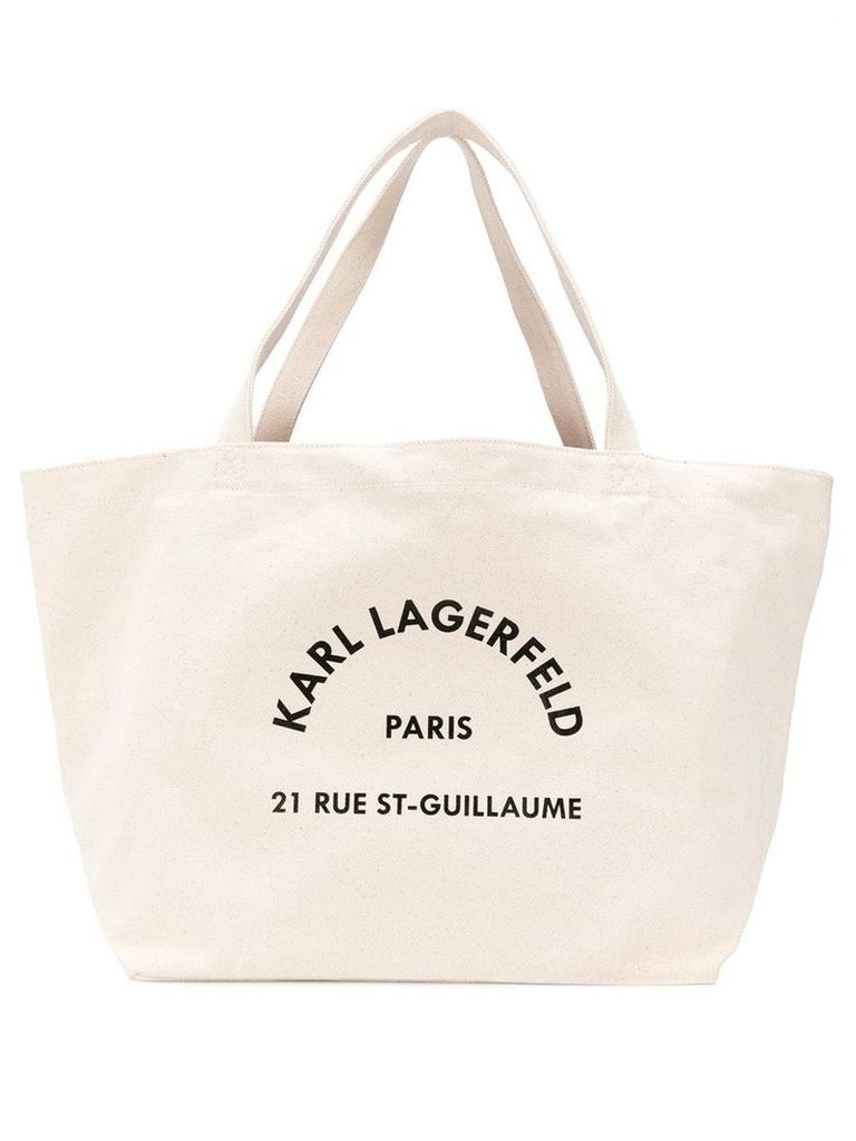 Karl Lagerfeld K/Rue St Guillaume tote - NEUTRALS