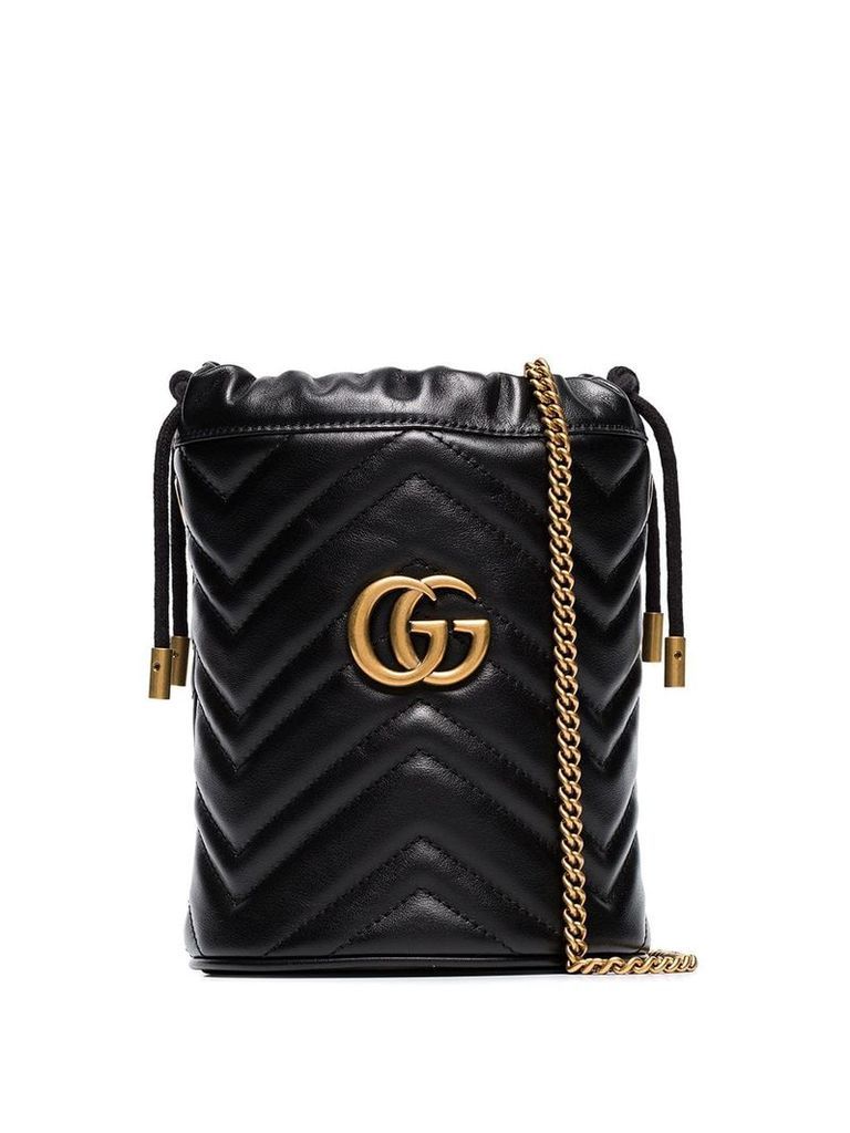 Gucci GG Marmont mini bucket bag - Black