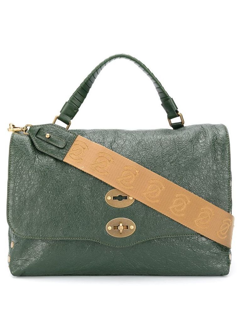 Zanellato textured tote bag - Green