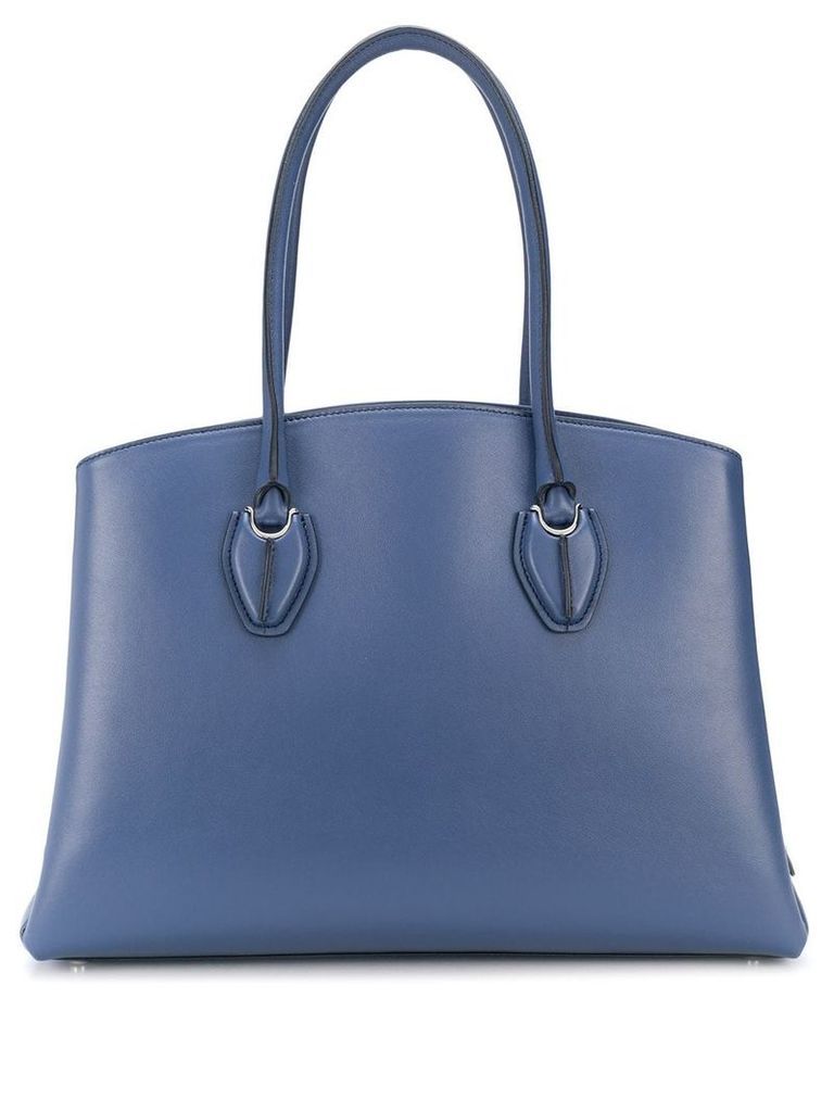 Tod's zipped tote bag - Blue