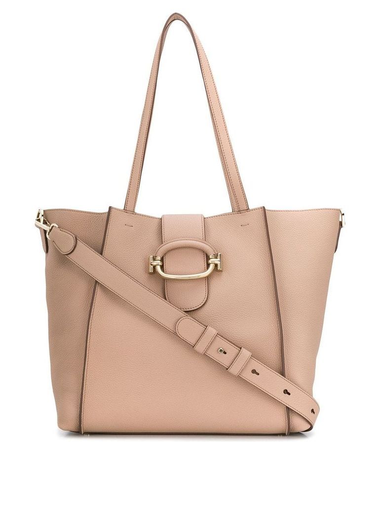 Tod's foldover tote bag - NEUTRALS