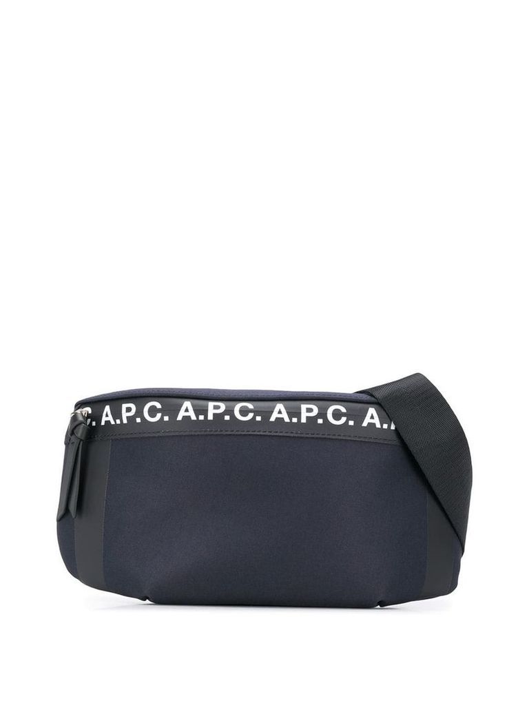 A.P.C. Saville logo belt bag - Blue
