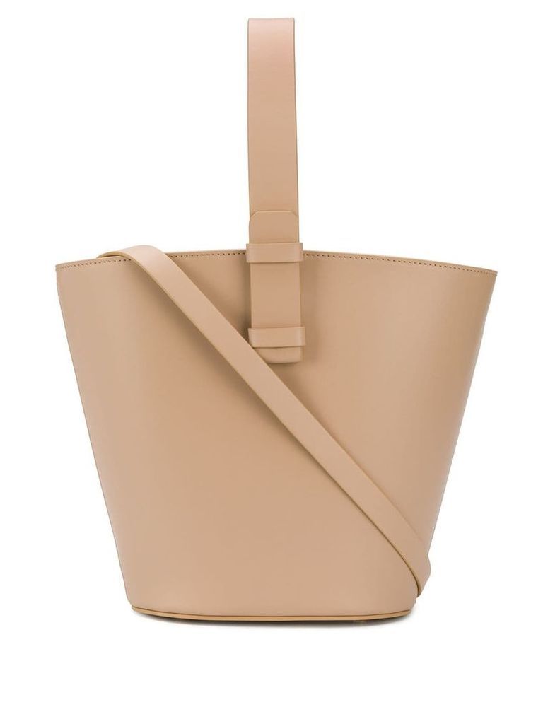 Nico Giani top handle bucket bag - NEUTRALS