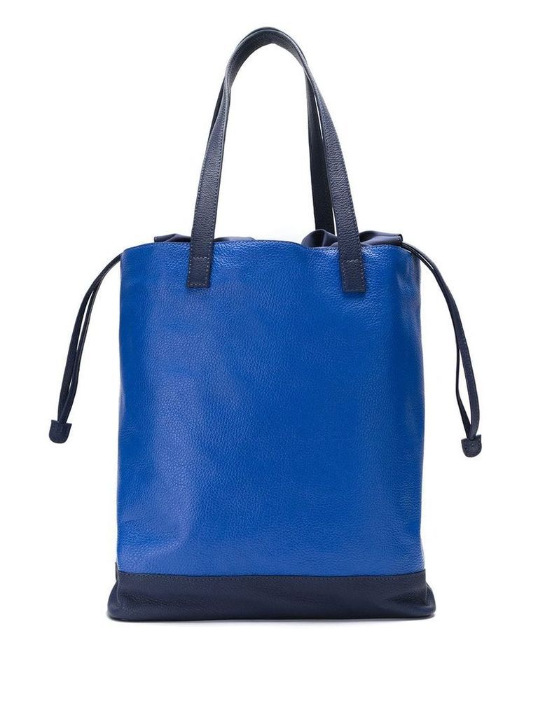 Mara Mac leather tote bag - Blue