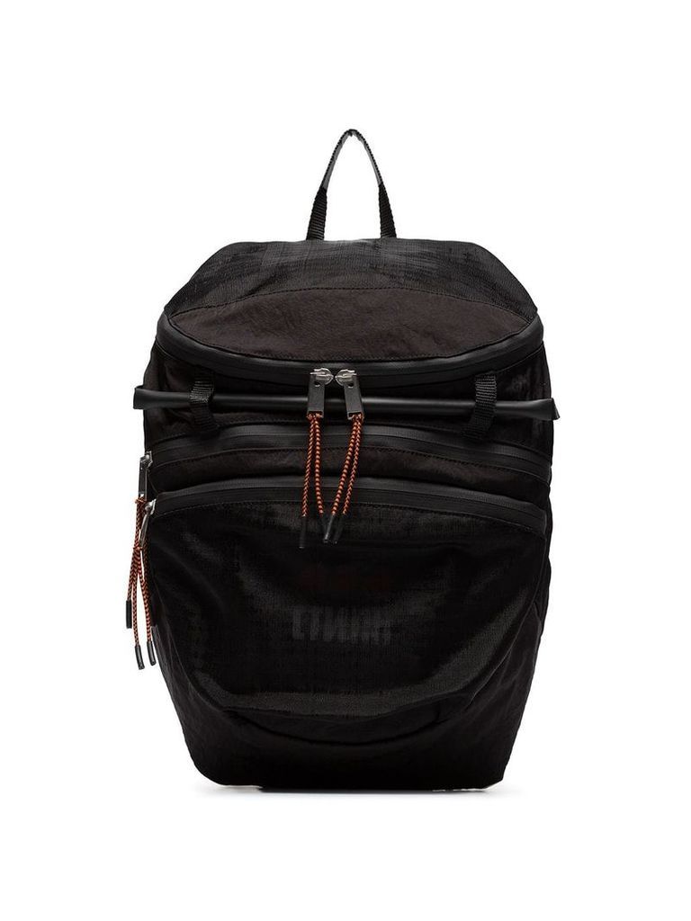 Heron Preston zip-front backpack - Black