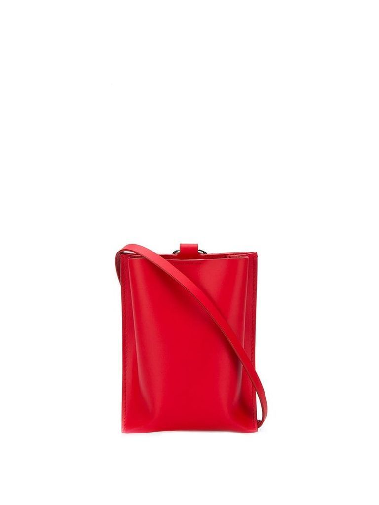 VENCZEL pocket cross body bag - Red